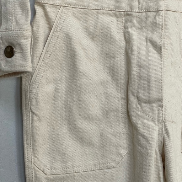 Faherty overland twill jumpsuit in neutral size XS - Picture 10 of 14